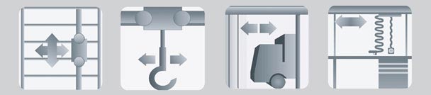 small cable carrier for long travel