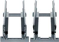 Aluminum guide trough cable carrier