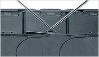vertical mount cable carrier