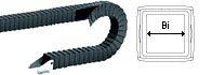 snap open cable carrier