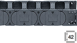 fast assemble cable carriers