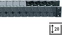 cable carriers with low noise