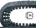 cable carrier twister chain