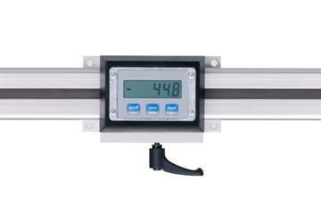 drylin® W linear guide, complete system with digital measuring system. movable rail