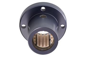 drylin® Q flange bearing, round flange