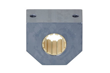 Engineered Polymer Igus OJUI-31-12TW DryLin R Open Twin Pillow Block Low Clearance Straight Bearing 3/4 Nominal Size 