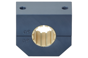Engineered Polymer Igus OJUI-31-12TW DryLin R Open Twin Pillow Block Low Clearance Straight Bearing 3/4 Nominal Size 
