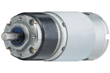 DC motor with spur gear