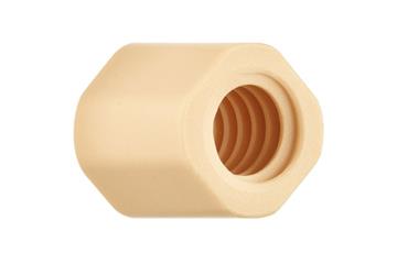 drylin® injection-molded lead screw nuts, sleeve, multi-start, with machined threads, JSRM