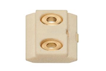 drylin® N Pre-loaded Prism Carriage with Clearance Holes, size 27mm