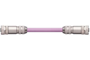 Harnessed Profibus Cables, TPE, straight, connector A: Phoenix Contact M12, 5 poles, socket, straight, connector B: Phoenix Contact, M12 5 poles. socket. straight