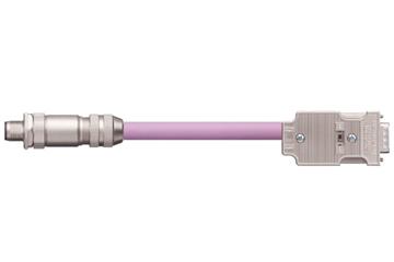 Harnessed Profibus Cables, PVC, connector A: Phoenix Contact M12, 5 poles, pin, straight, connector B: Phoenix Contact SUB-D, 9 poles, pin, straight