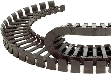 twisterchain® Series 2808, energy chain, openable along the inner and outer radius