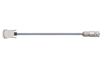 readycable® encoder cable similar to Festo NEBM-M12G8-E-xxx-S1G9, base cable PVC 7.5 x d