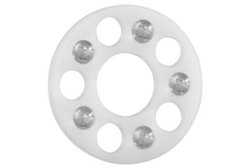 xiros® thrust washer, SL, xirodur B180, balls made of glass, slim line, mm
