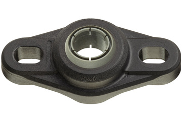 Flange bearings with 2 mounting holes, EFOM, igubal®, spherical ball iglide® J4V