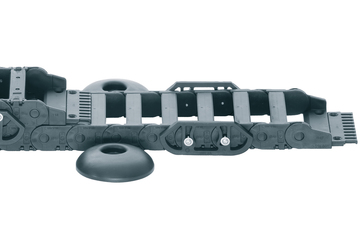 Series 2600.AG Classic, two-piece energy chain, openable along the inner radius