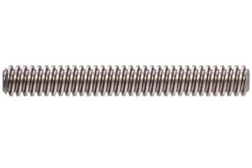 drylin® trapezoidal lead screw, right-hand thread, C15 1.0401 (1015 carbon) steel