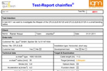 Chainflex Test 4011 report