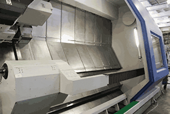 Polymer-Energy tubes, in the working chamber of a CNC-Machining centers