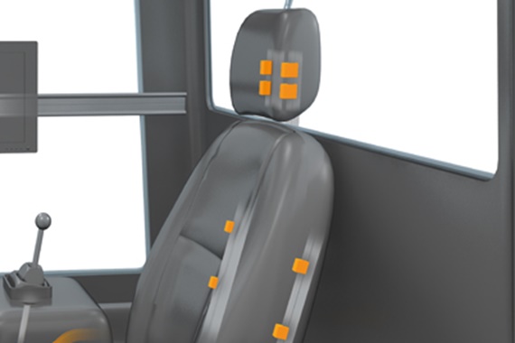 drylin® linear guides for ergonomically adjustable driver's seat