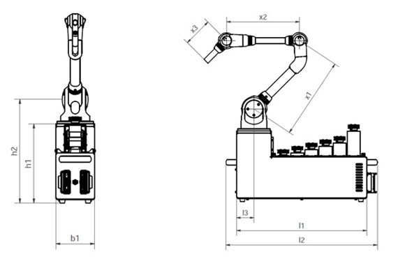 Robolink complete system drawing