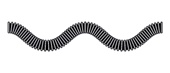 Bend radius of corrugated hoses