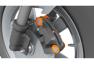 iglide® H2 in disc brake caliper bearing