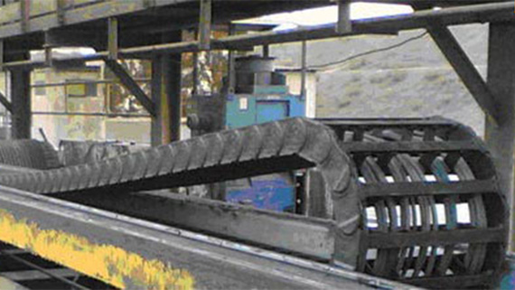 Plastic energy chain in steelworks