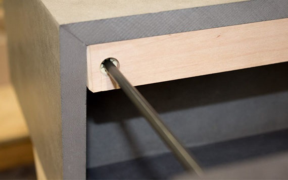 drylin® shafts from igus in furniture