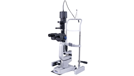 Microscope for eye examinations with special bearings from igus®