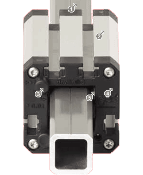 Photo of the DryLin® Q linear guide