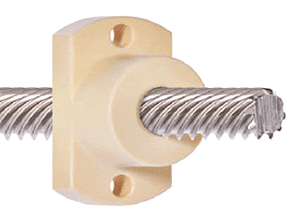 DryLin lead screw nuts spanner flat