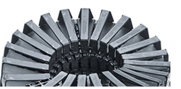 rotary movement cable carrier