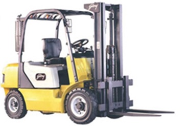 Forklift with iglide® bearings at the lifting mechanism