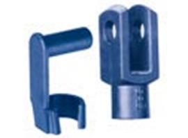 igubal® clevis joints with spring loaded pins, detectable, mm