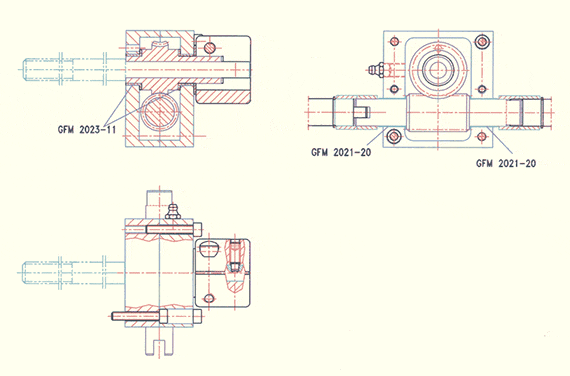 schematic Autosplit D3 splitting machine & plastic bushing use