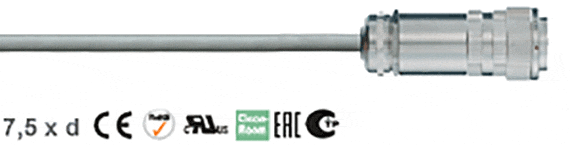 Chainflex® PVC brake cable Allen Bradley