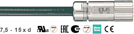 Chainflex® PVC servo cable 15 A Baumüller