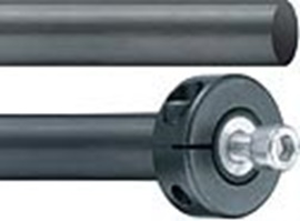 Round shaft made from carbon