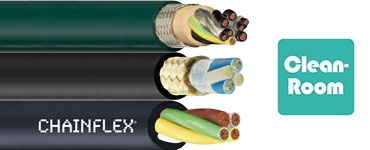 Cables for cleanrooms