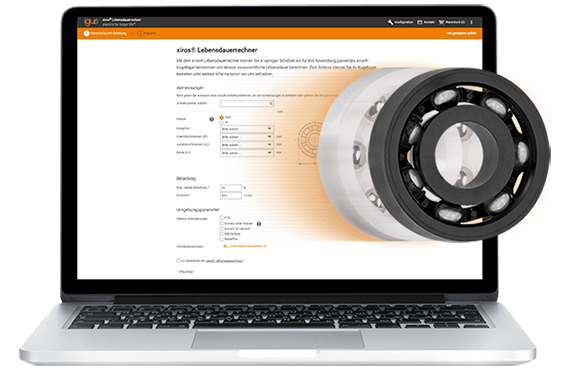 Configure xiros ball bearings online