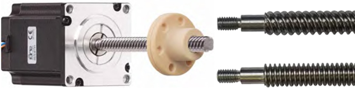 dryspin motor lead screws in new sizes