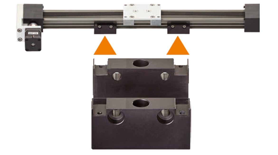 New mounting bracket for DryLin® ZLW tooth belt axes