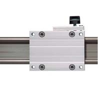 Linear motion guide with hand clamp
