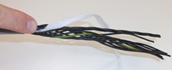 Cable with inexpensive filler