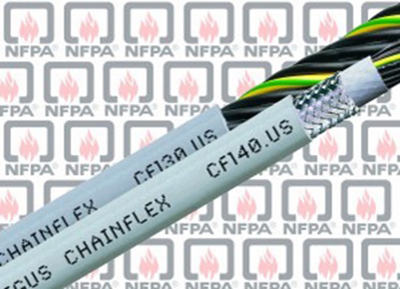 Chainflex® continuous-flex cables with UL AWM
