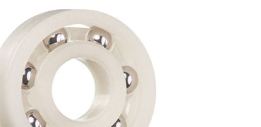 Chemical-resistant xiros® deep groove ball bearings