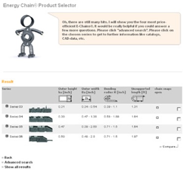 e-chain product finder