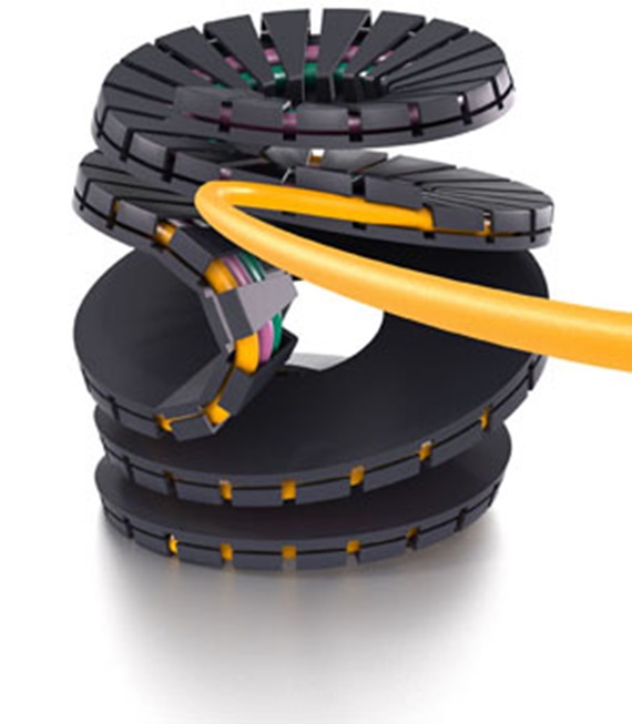 Twisterband cable carriers